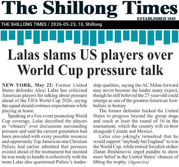 Lalas slams US players over World Cup pressure talk
