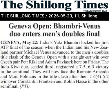 Geneva Open: Bhambri-Venus duo enters men’s doubles final