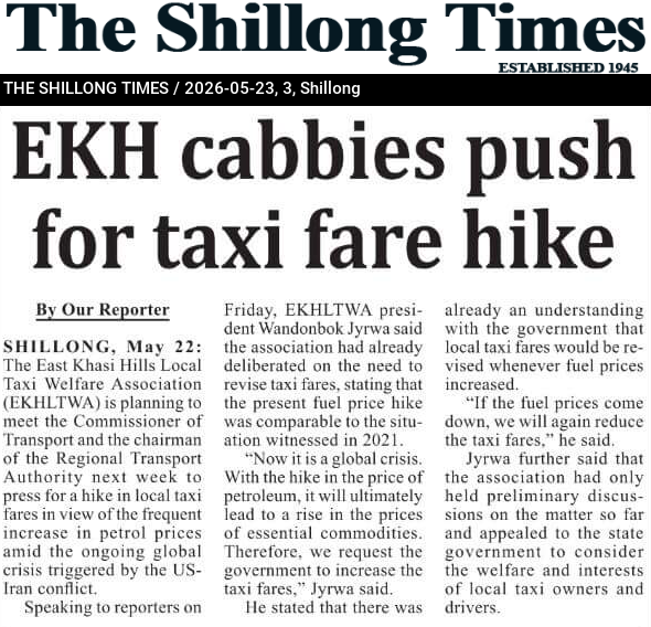 EKH cabbies push for taxi fare hike