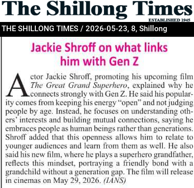 Jackie Shroff on what links him with Gen Z