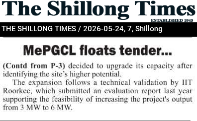 MePGCL floats tender…