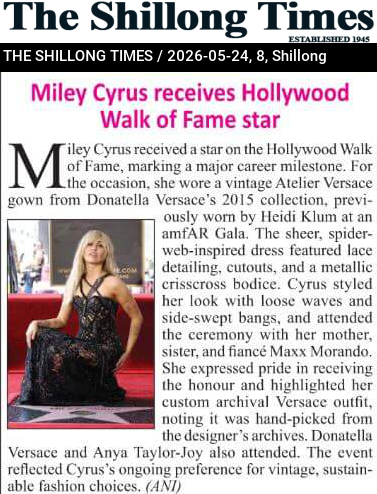 Miley Cyrus receives Hollywood Walk of Fame star