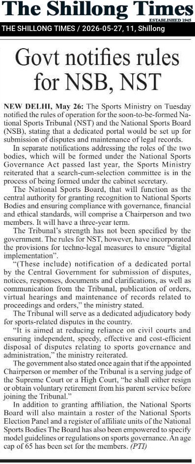 Govt notifies rules for NSB, NST
