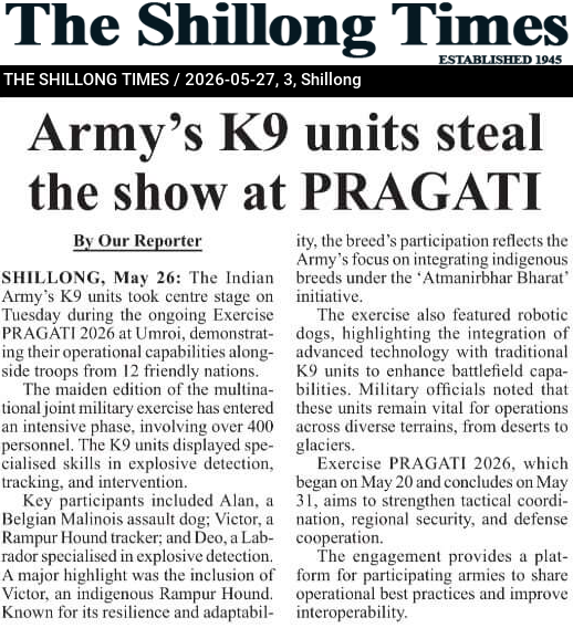 Army’s K9 units steal the show at PRAGATI
