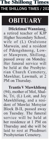 OBITUARY