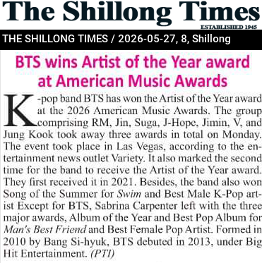 BTS wins Artist of the Year award at American Music Awards