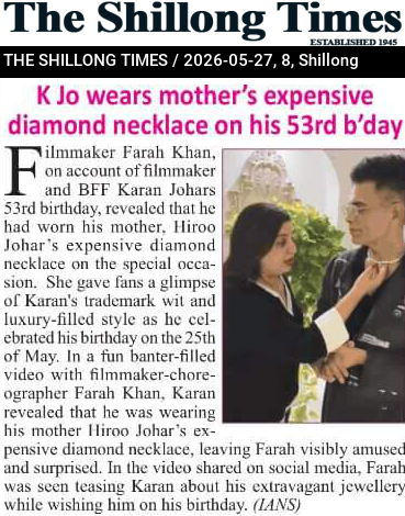 K Jo wears mother’s expensive diamond necklace on his 53rd b’day