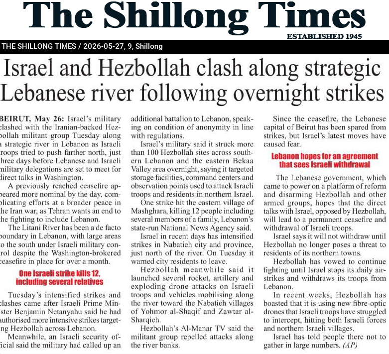 Israel and Hezbollah clash along strategic Lebanese river following overnight strikes