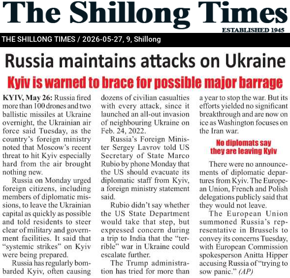 Russia maintains attacks on Ukraine