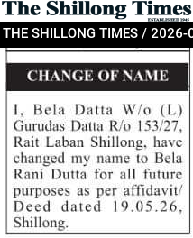 CHANGE OF NAME