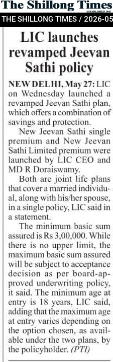 LIC launches revamped Jeevan Sathi policy