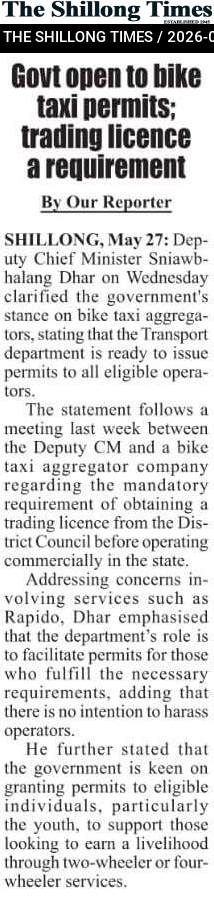 Govt open to bike taxi permits; trading licence a requirement